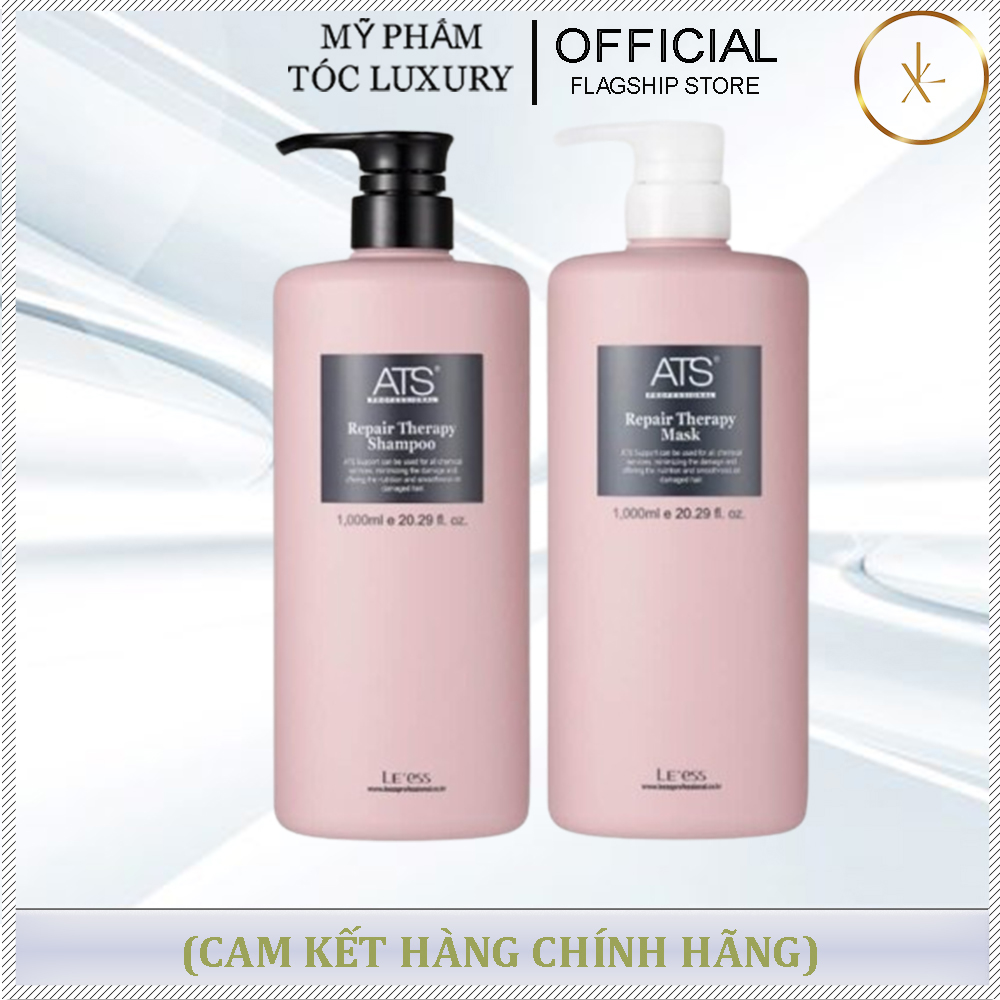 Dầu Gội Xả ATS Repair Therapy Phục Hồi Tóc Hư Tổn 1000ML